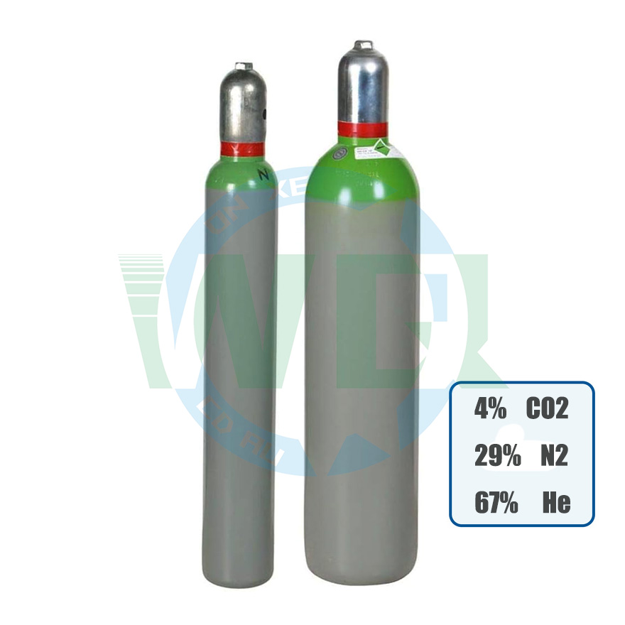 Complex gas CO2+N2+He