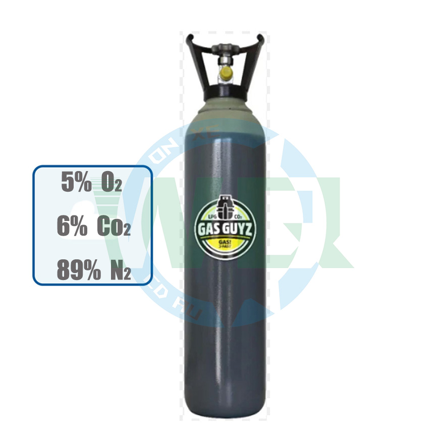 Complex gas O2+CO2+N2